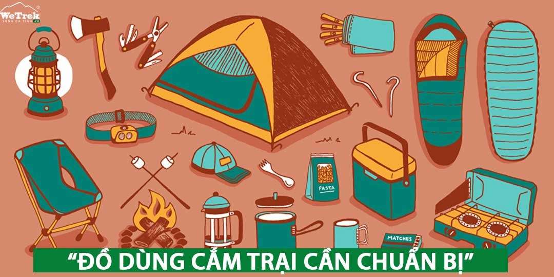 Những thứ cần chuẩn bị trước khi cắm trại Hồ Trị An