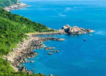 Không gian bán đảo là sự kết hợp hài hòa giữa các gam màu