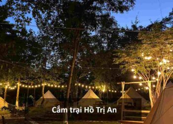 Chọn địa điểm cắm trại hồ Trị An tốt nhất